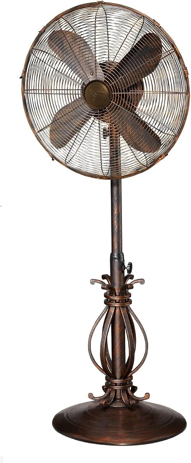 Aire Oscillating Indoor/Outdoor Standing Floor for Cooling Your Area Fast - 3-Speeds, Adjustable 40-51 Inches in Height, Fits Y