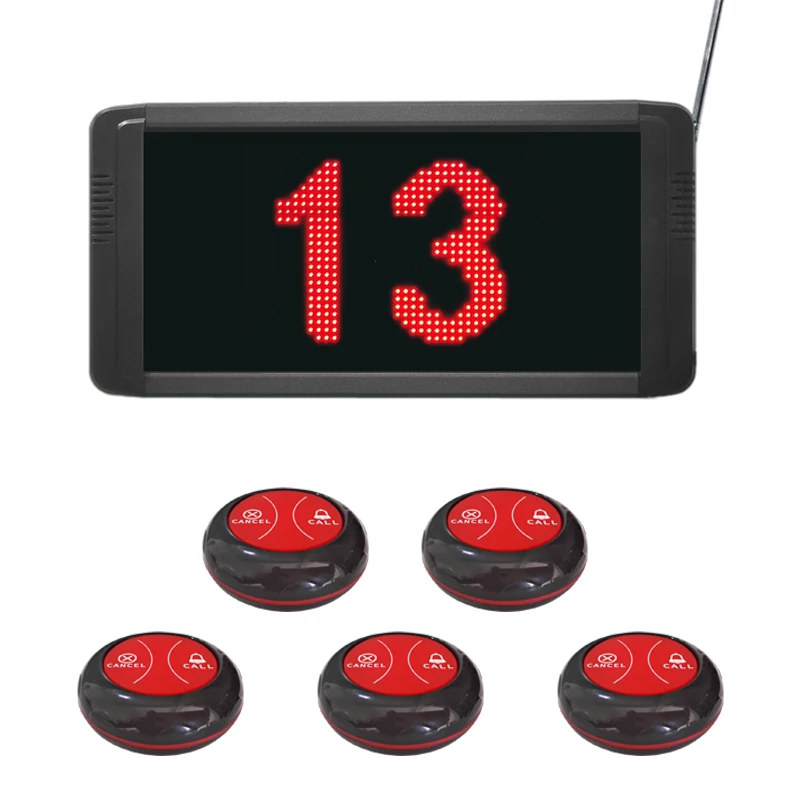 Ycall Customized Announcement Wireless Teller Counter Queue Calling System for Banking Clients