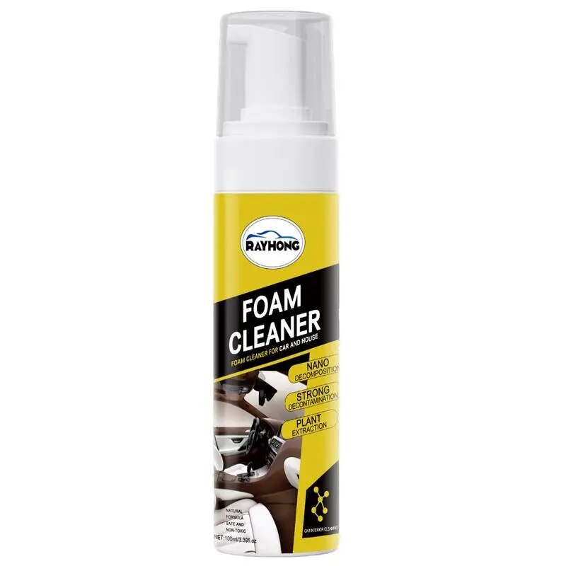 Interior Foam Cleaner Car Detailing Leather Restorer Interior Detailer Interior Car Seat Cleaner Stain Remover Car Detailing
