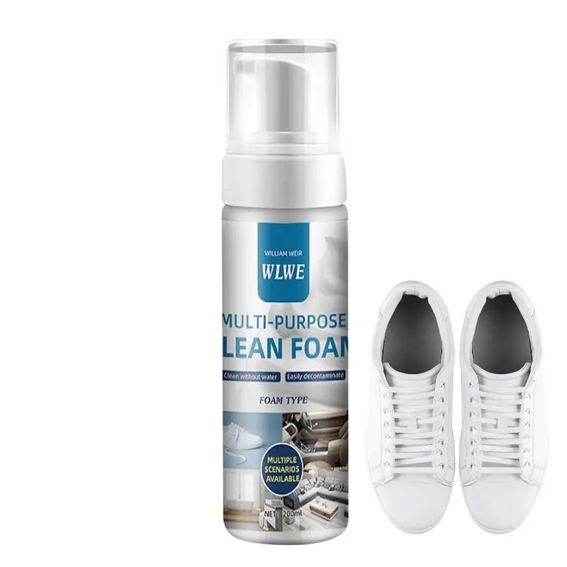 Fabric Cleaner Spray Foam Foaming Cleaner Stain Remover Interior Detailer Leather Restorer Cleaning Agent Multipurpose Car Seat