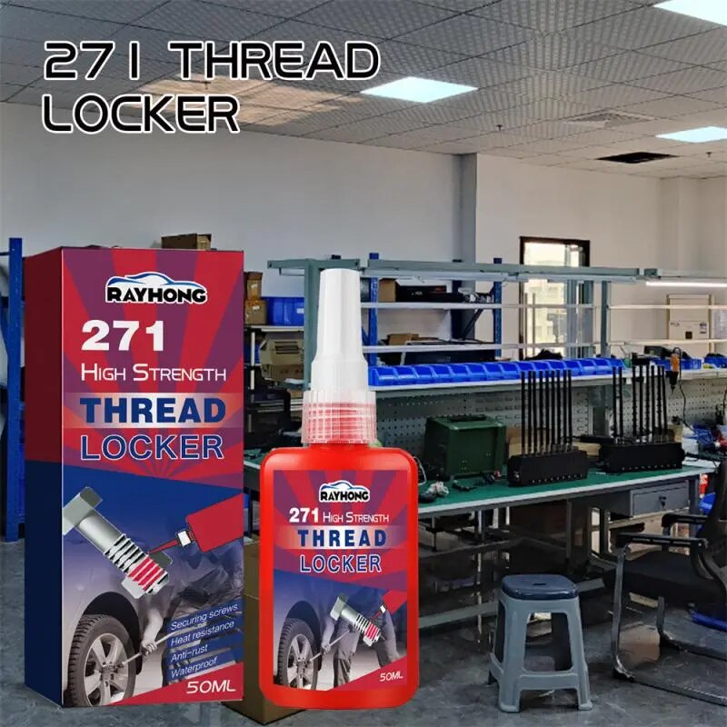 New Rayhong 271 Thread Lock Prevents The Screw From Loosening And Secures The Fastener