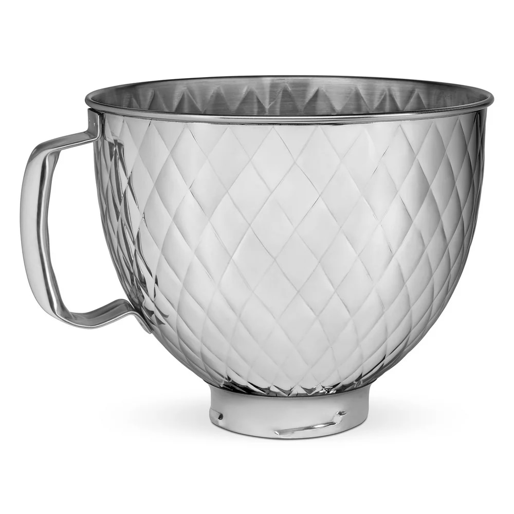 Quart Tilt Quilted Stainless Steel Bowl