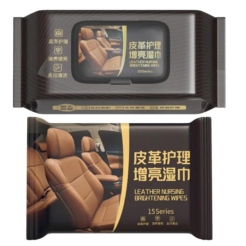 Car And Home Cleaning Wipes Car Cleaning Wet Wipes Car Cleaning Wet Wipes Multipurpose 15/80Pcs Clean Moist Wipes Wet Tissue For