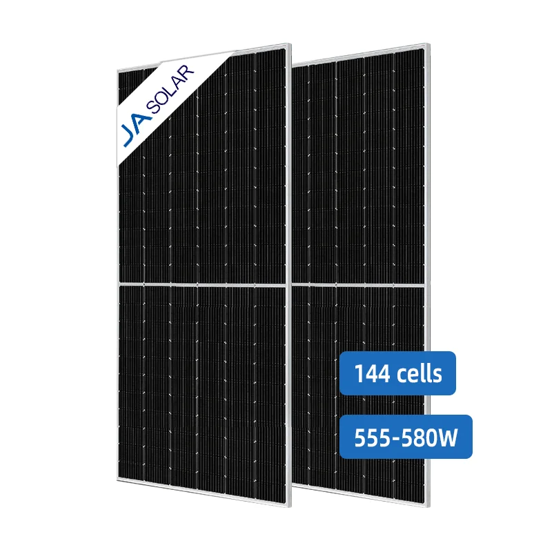 Ja Solar Panels 555w 560w 565w 570w 575w Jasolar Bifacial MBB N-TYPE PV Modules Solar Panel