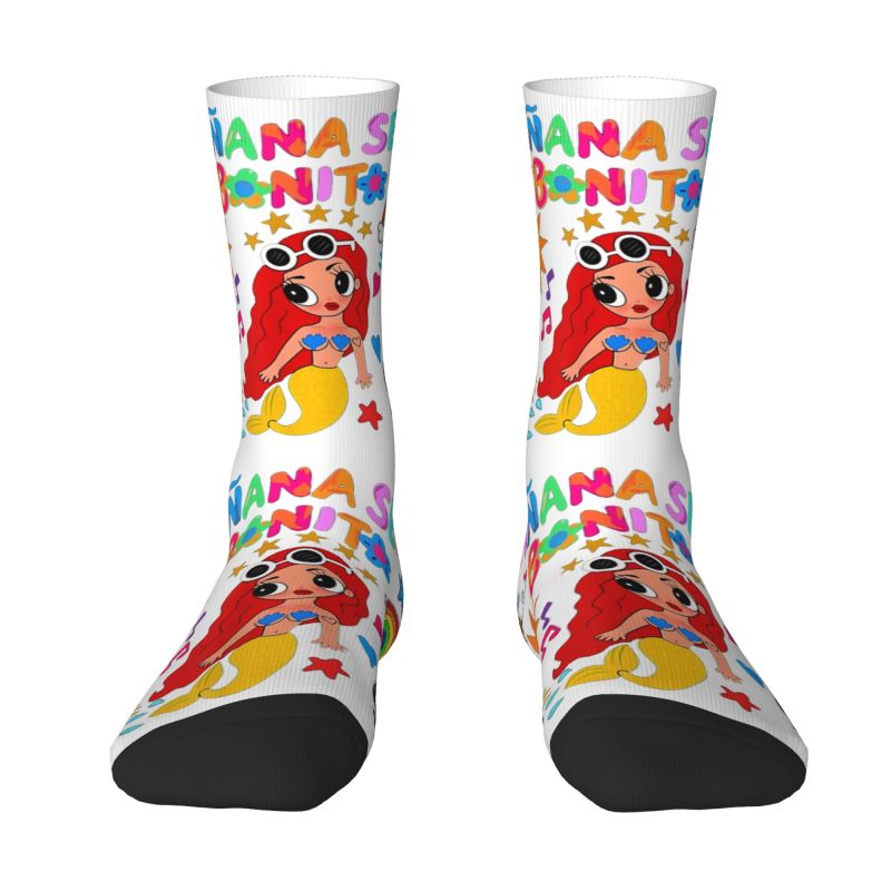 Fashion Print Manana Sera Bonito Colombian Music Singer Karol G Socks for Men Women Stretchy Summer Autumn Winter Crew Socks