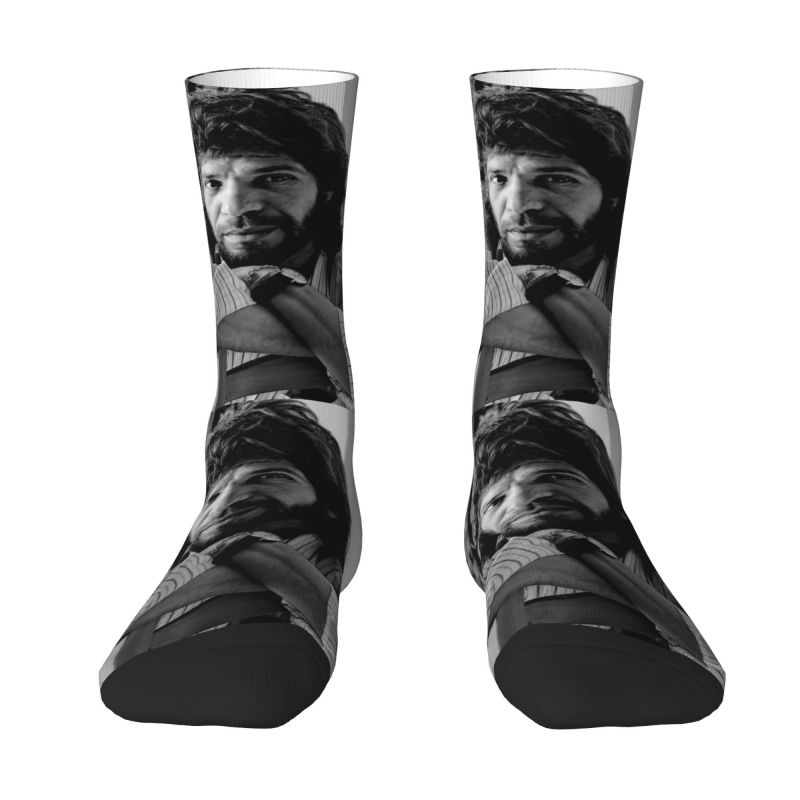 Camaron De La Isla Dress Socks Men Women Warm Fashion Musician Flamenco Singer Crew Socks