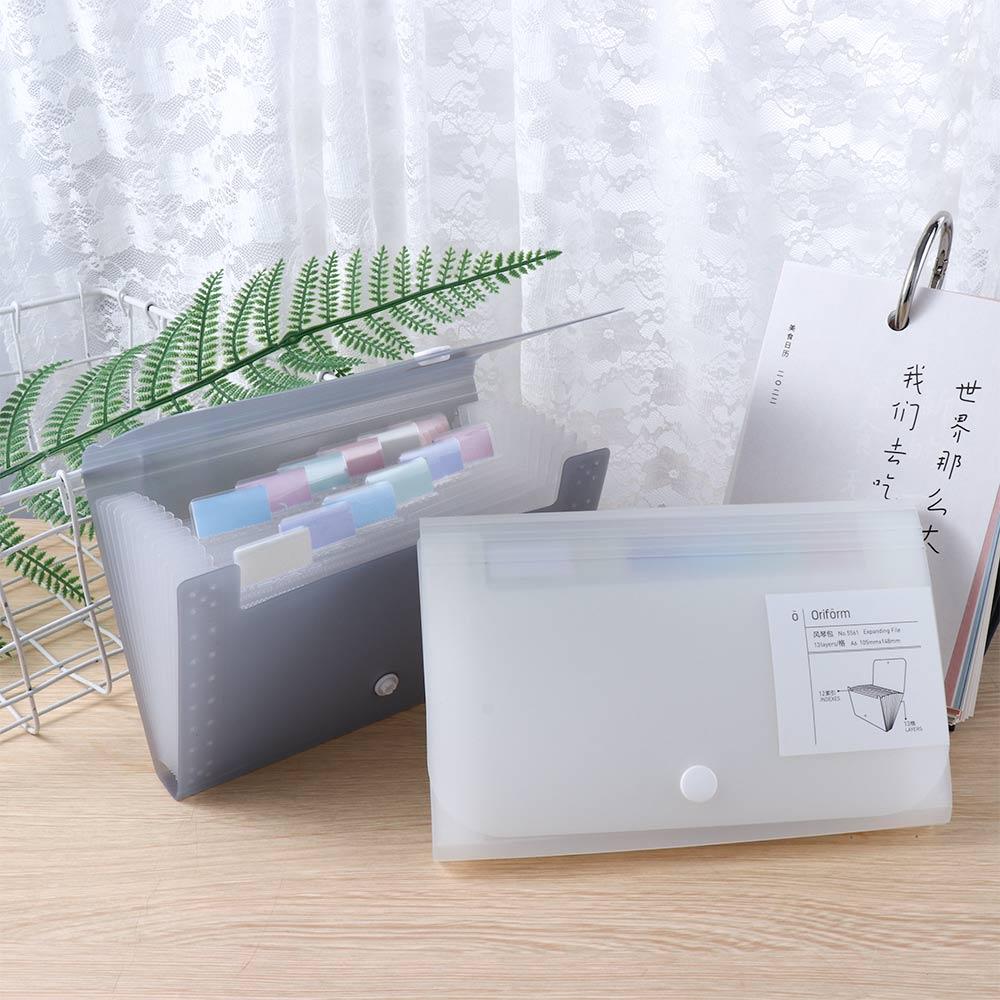 Supplies Paper Holder A6 Size Accordian File Filing Box Expanding Wallet Document Organizer Receipt File File Folder