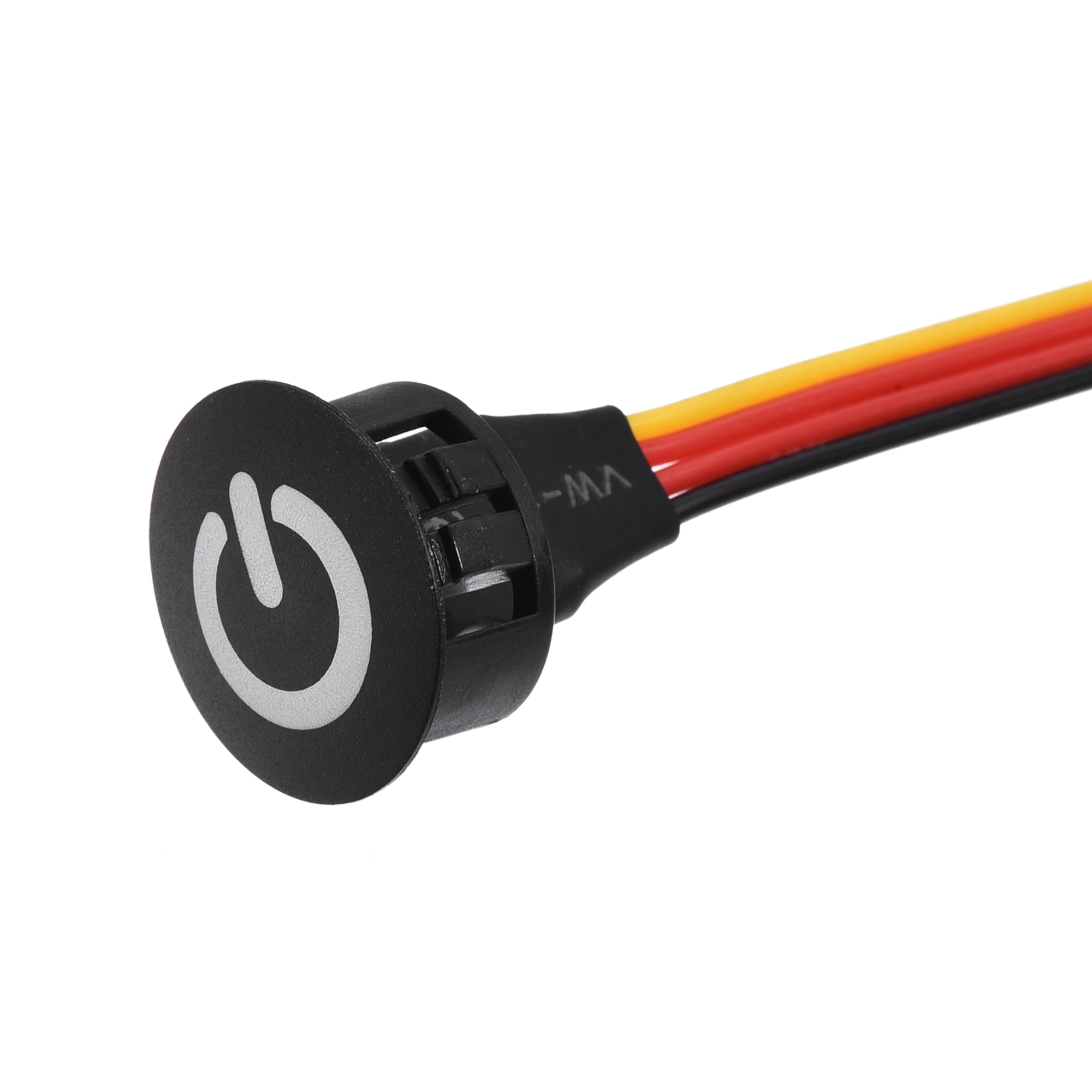 uxcell DC 5V Touch Dimmer Switch 16mm Diameter Snap-in Mount Black for LED Lights Strip Lights
