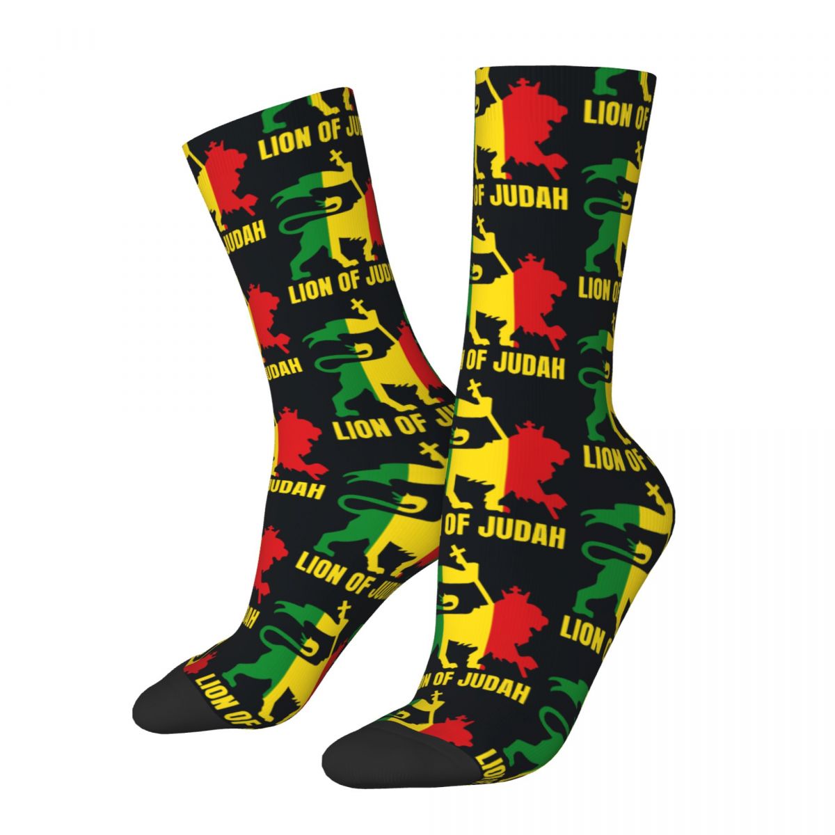 Judah Rasta Flag Lion Socks Shopping 3D Print Boy Girls Mid-calf Sock