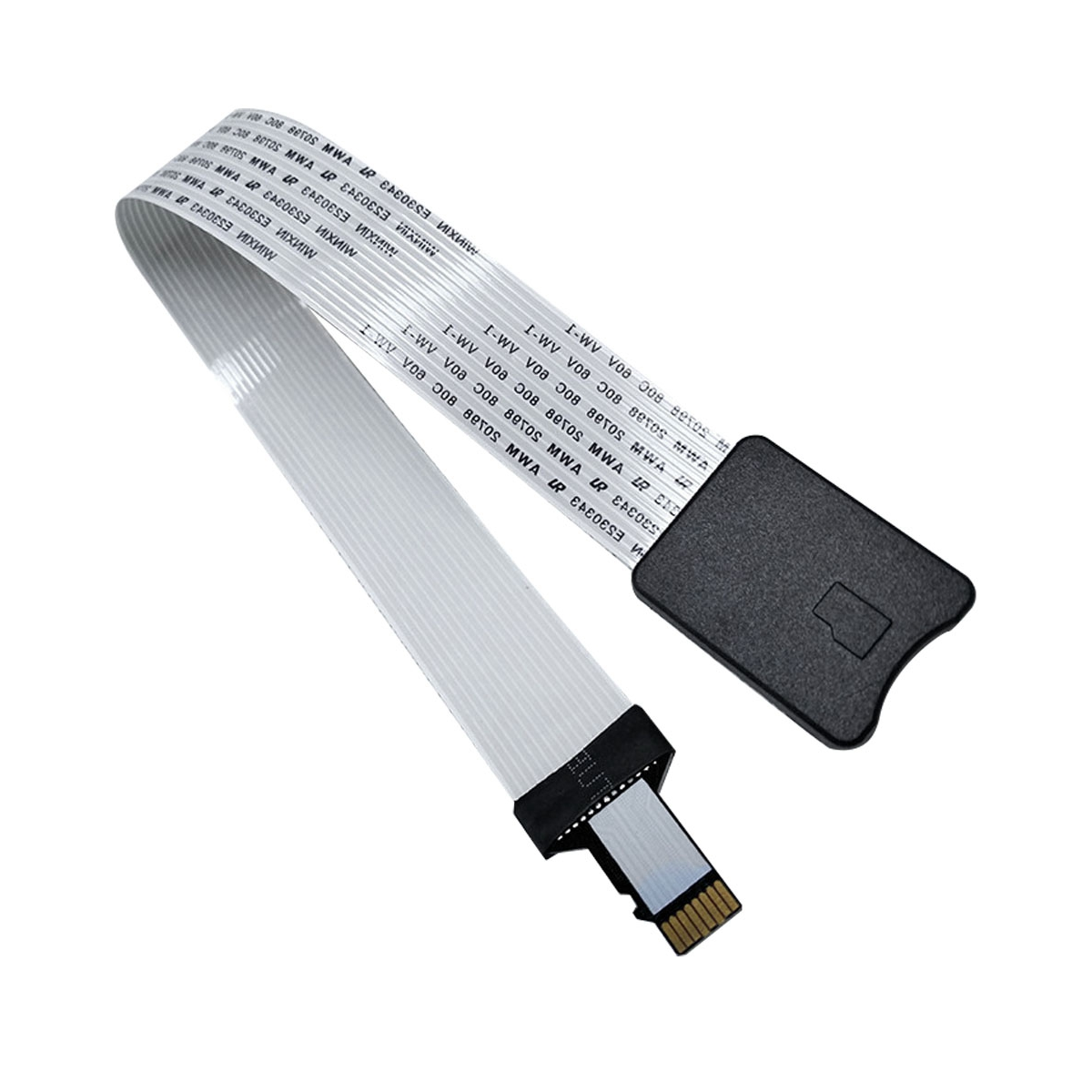 25CM Micro-SD to Micro-SD Card Extension Cable TF Memory Card Reader Extension Adapter Cable for 3D Printer