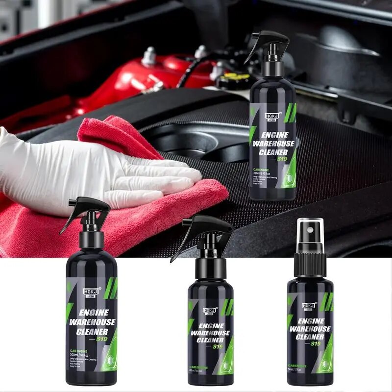 Car Engine Bay Cleaner Powerful Decontamination Deep Degreasing Agent For Engine Compartment Auto Shine Protector And Detailer