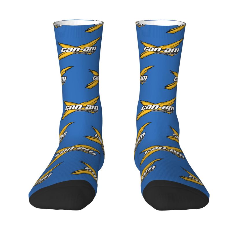 Can Am Dress Socks for Men Women Warm Fashion BRP Motorcycle Crew Socks