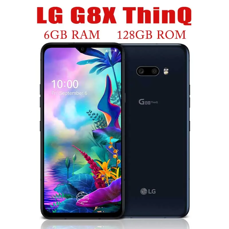 Original Unlocked LG G8X ThinQ Smartphone 6.4'' Octa Core 6GB RAM 128GB ROM Mobile LTE 32MP Rear Camera 1SIM Android C