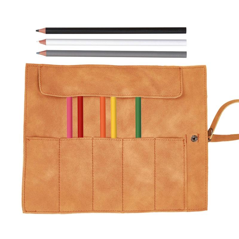 Watch Strap Storage Bag Watch Bands Storage Pouch Watch Band Organizer Portable Leather Carrying Case Hold 5 Watch Straps