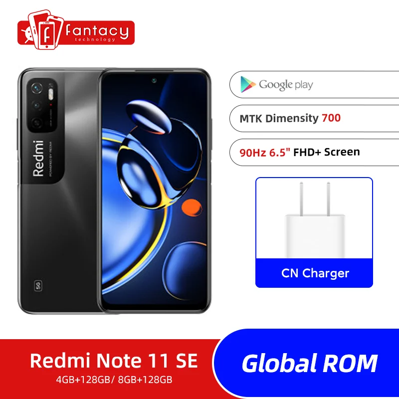 Redmi Note 11SE 5G Global Rom Dimensity 700 90Hz 6.5'' Screen 48MP Camera 5000mAh Battery 11 SE