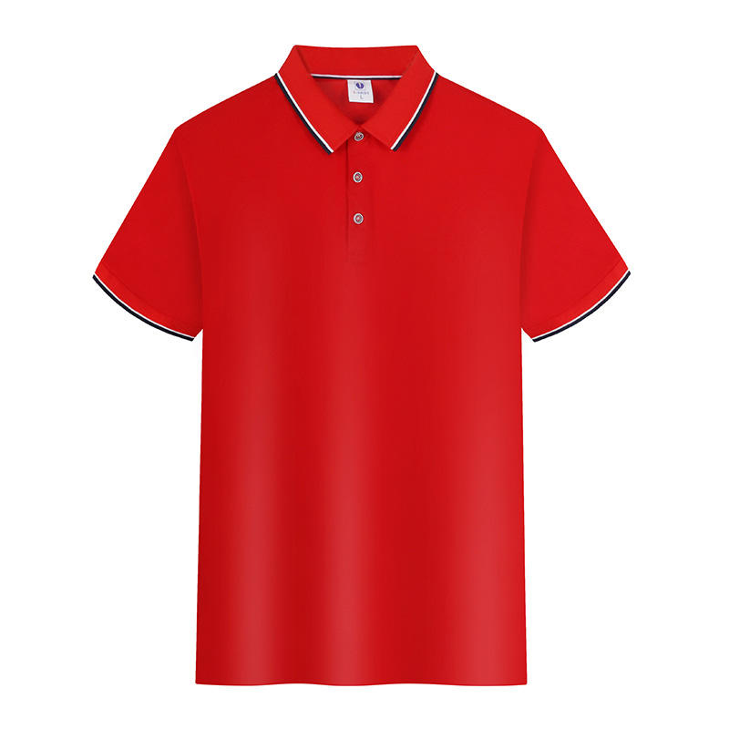 Worsted Cotton Intercolored Collar Short Sleeve Lapel Men and Women with Simple Fashion Youth With High-End Quality Assurance