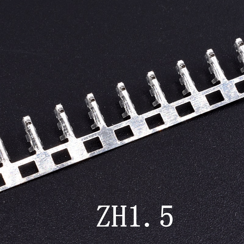 100pcs ZH1.5mm spring spring 1.5mm spacing connector Connector connector cord end terminal