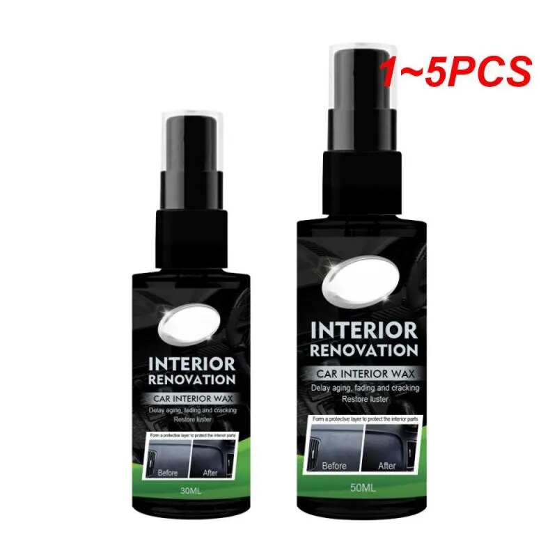 1~5PCS 30ml/50ml Plastic Restore Agent Wax Retreading Agent Renewed Plastic Restore Car Paint Car Refurbishing Agent