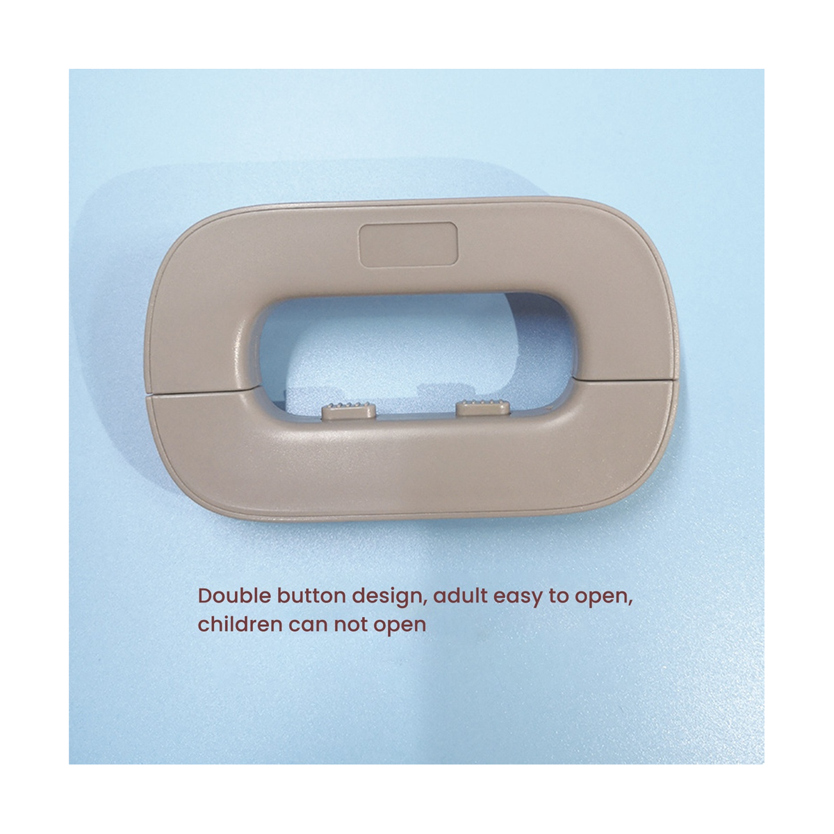 Refrigerator Freezer Door Lock for Kids Child Proof Refrigerator Latch Lock No Tools Required Easy Installation Gray