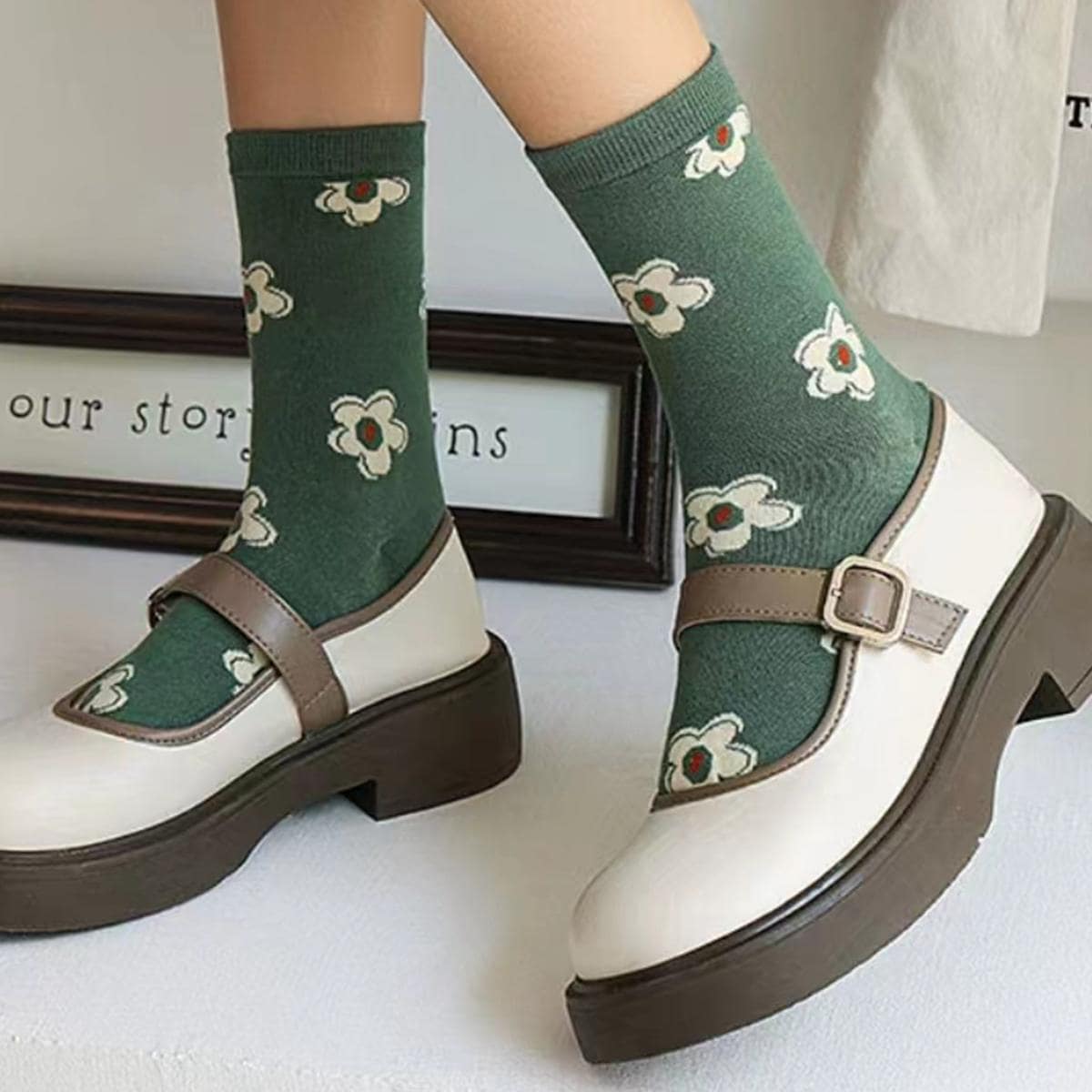 High Quality Combed Cotton Middle Tube Female Leisure Socks Lolita Women Streetwear Harajuku Korean Style Designer Short Socks