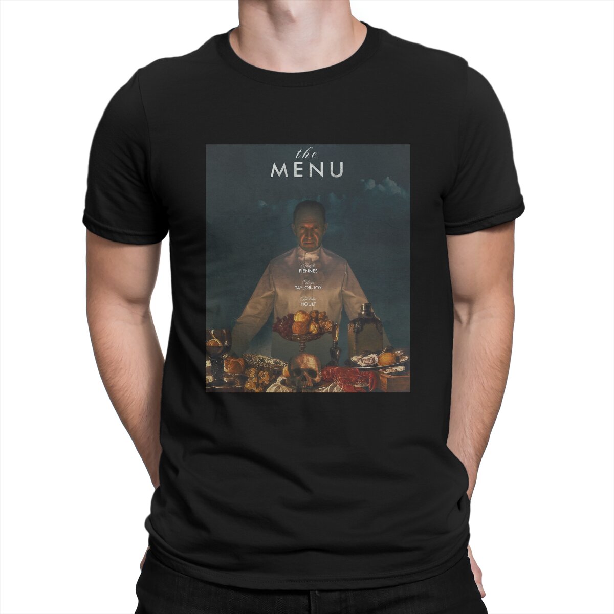 The Menu Newest TShirt for Men Death Round Neck Basic T Shirt Distinctive Birthday Gifts OutdoorWear