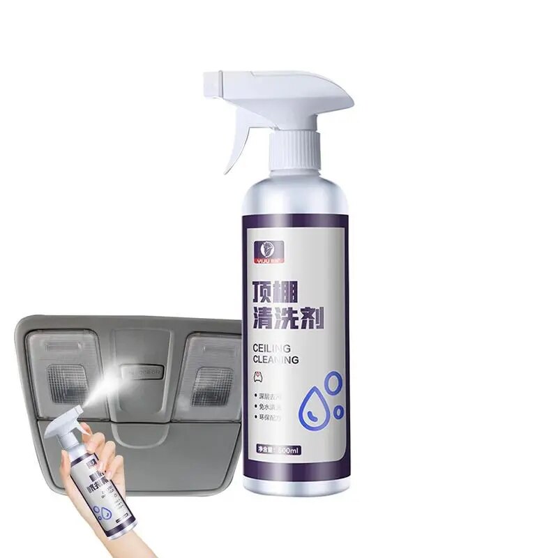 Car Detailing Cleaner Interior Carpet Cleaning Sprayer For Leather 500ml Car Carpet Cleaner Leather Seats Interior