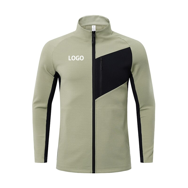 2024 Autumn Winter Outdoor Quick Drying Sports Men's Jacket Stand up Neck Loose Long Sleeve Breathable Casual Zipper Clothe