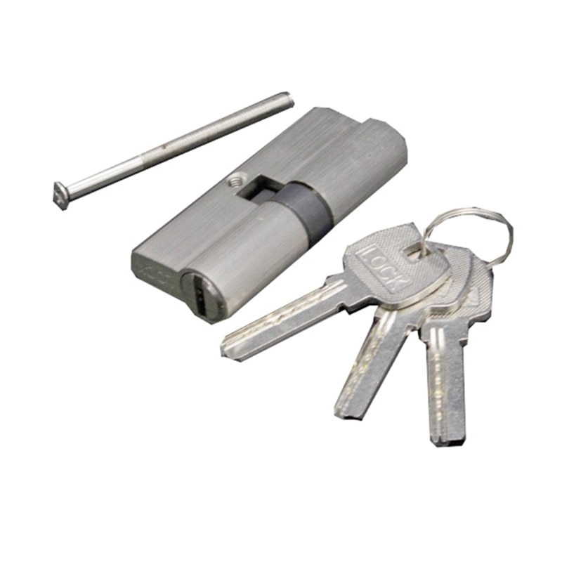 LXAF Versatile Door Lock Set with Reversible Key Durable Cylinder set Double Opens Lock for Indoor & Outdoor Use