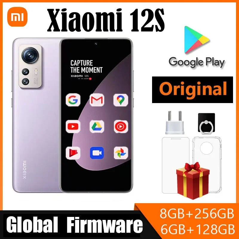 Xiaomi 12S Cellphone Smartphone Qualcomm SM8475 Snapdragon 8+ Gen 1 50W Wireless Charginagused phone