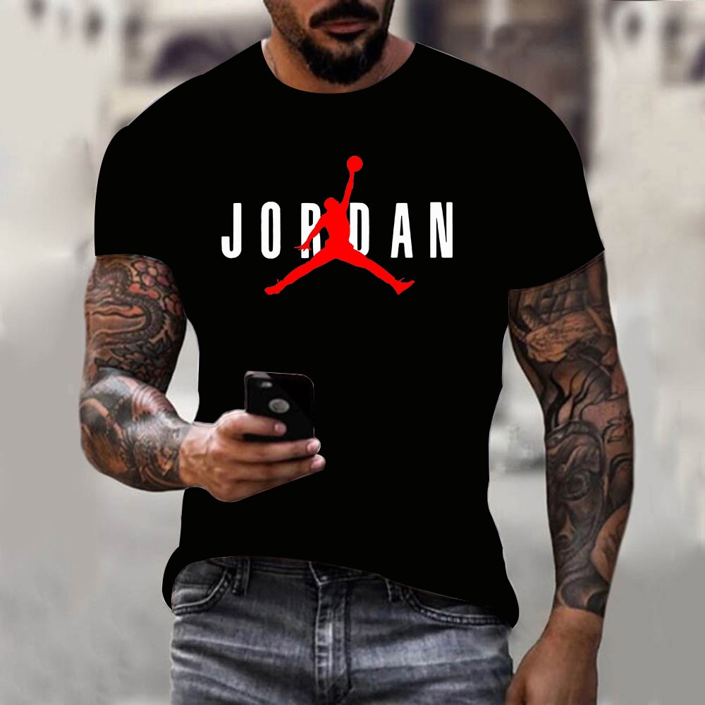 2022 Hot selling 3D printed T-shirt for men's round neck short sleeved oversized casual fashion summer new street sports fi