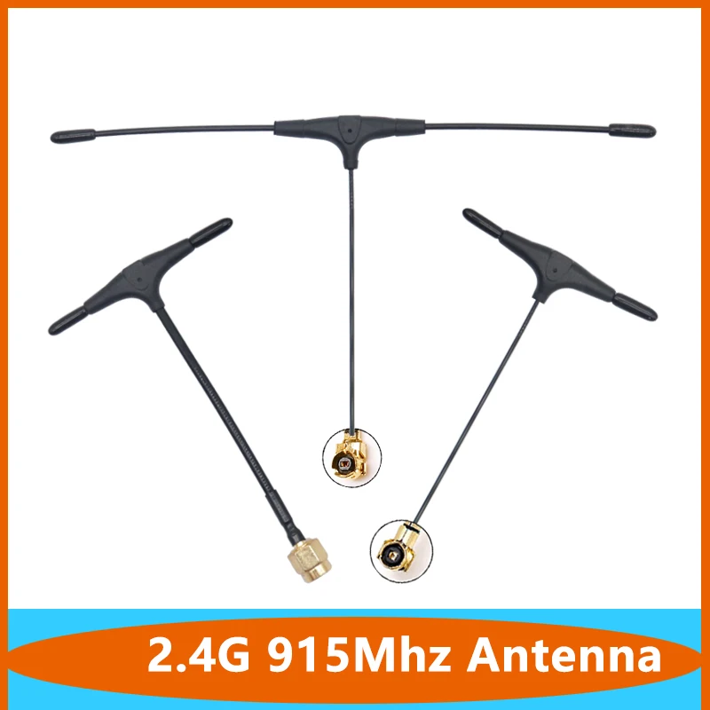 Signal Enhance 2.4G 915Mhz T Shape Antenna 2400~2500Mhz Omni WiFI 7Dbi RHCP SMA RPSMA LDS Antenna For FPV Drone