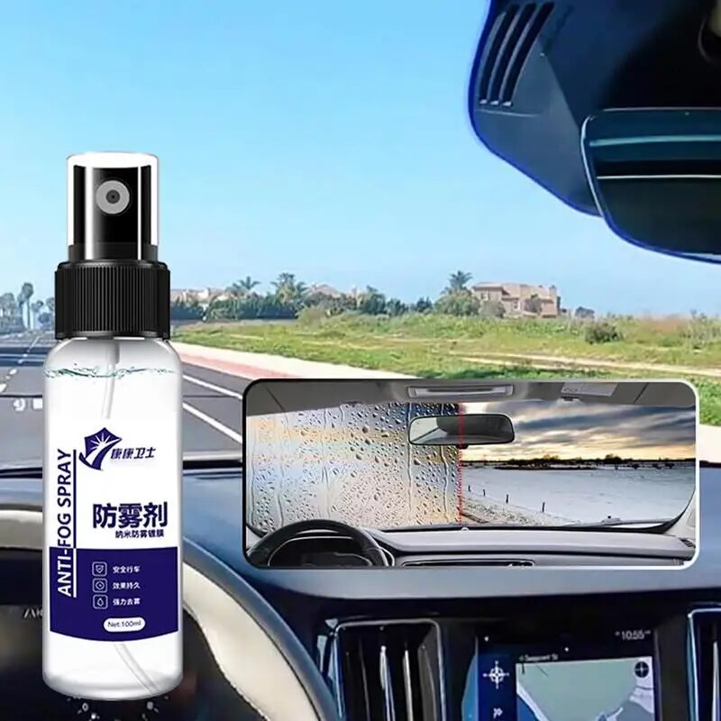 Auto Stain Resistant Spray 100ml Rain Resistant Spray Quick Detailer Hydrophobic Car Spray Waterproof Spray For Vehicle Windows