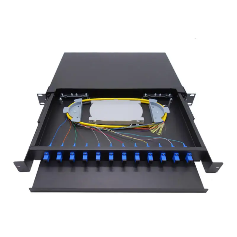 24Core ODF Fiber Optic Patch Panel 24port Fiber ODF with SC UPC connector
