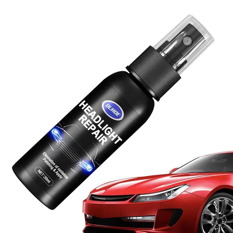 Headlight Restorer For Cars 30ml Transparent Non-Stick Restoration Agent Automotive Repair Agent With Strong Adhesion