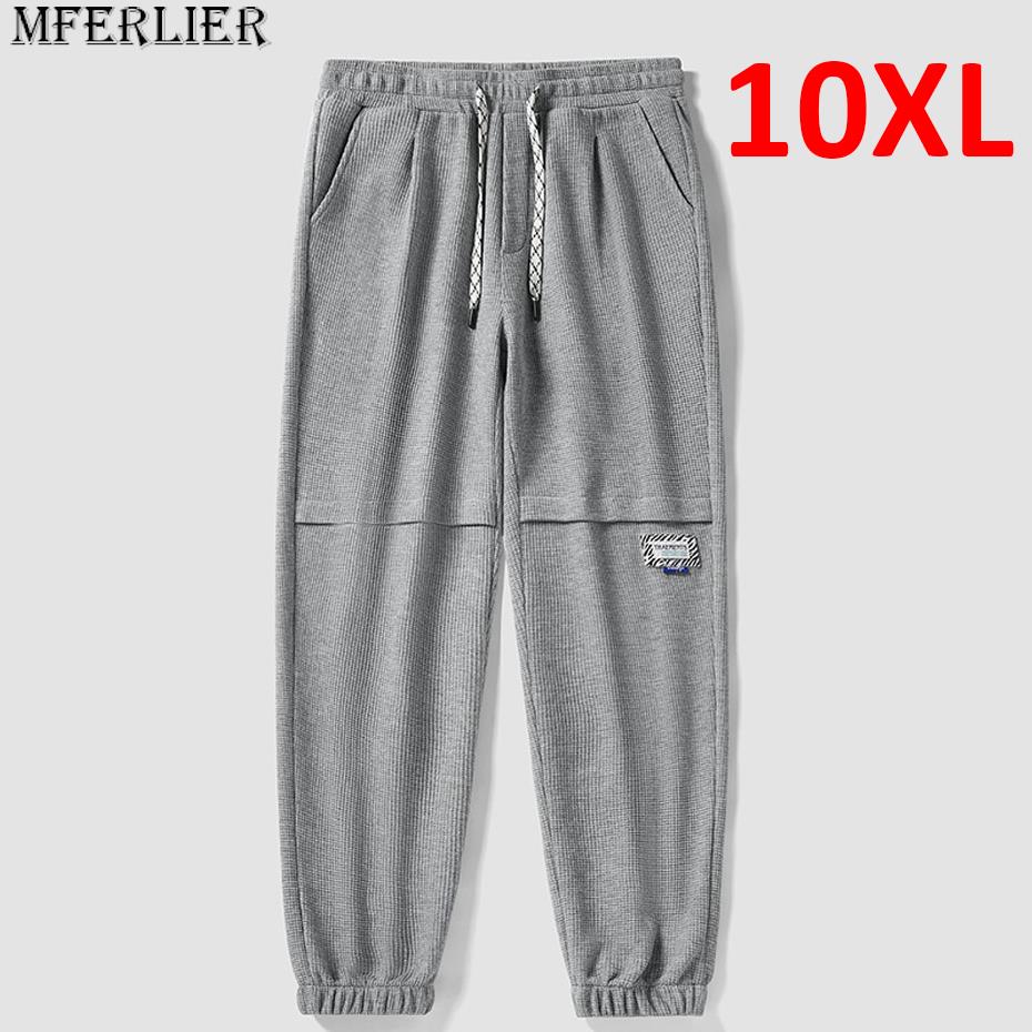 10XL 9XL Plus Size Pants Men Jogger Sweatpants Male Stretch Pants Fashion Casual Trousers Big Size 10XL 8XL