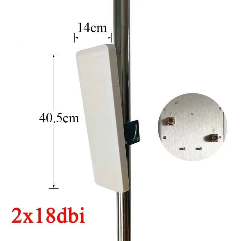 5.8G dual polarity 2x15dbi/18dbi directional 5G wifi antenna panel patch antenna for ubnt Rocket M5