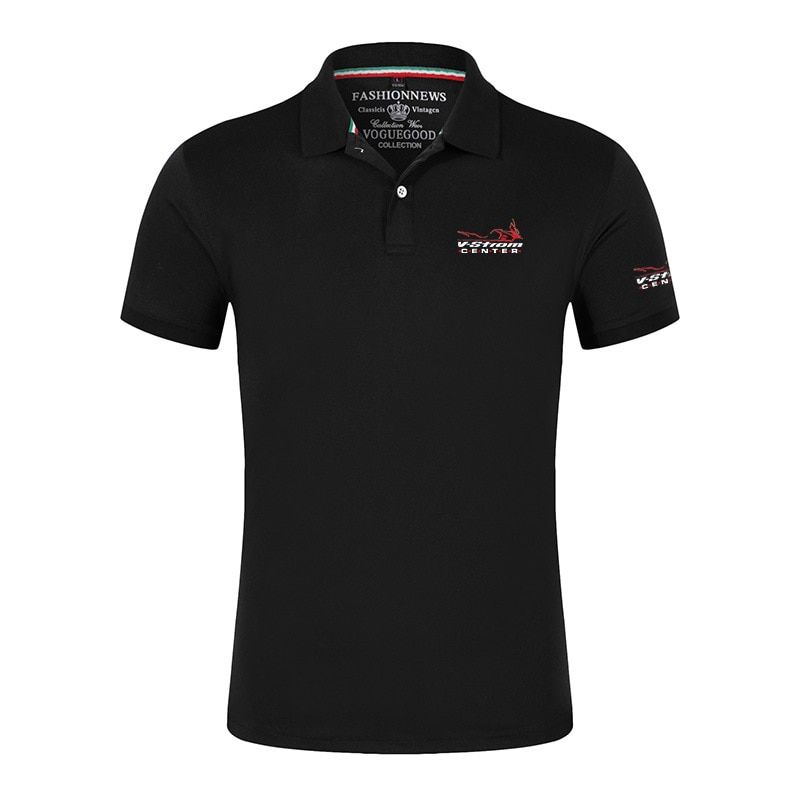 Motorcycle Vstrom 650 V Strom 2023 Men's New Summer High Quality Lapel Polos Shirts Slim High Street Shorts Sleeves Sports 