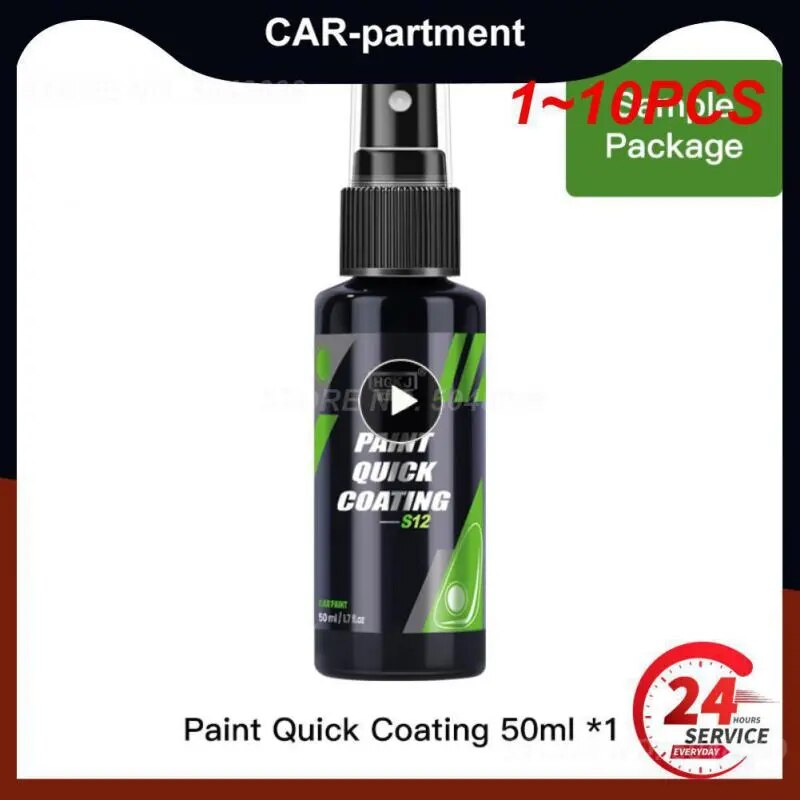 1~10PCS Cars Coating Care Spray Tire Shine Spray Kit For Deep Black Wet Shine On Tires Coating Quality Car Care Supplies Protect