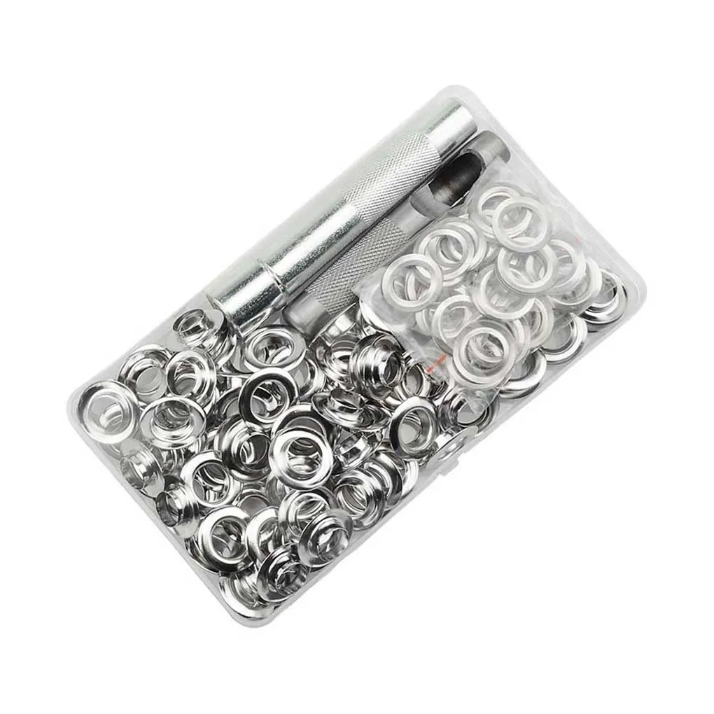100 Pieces Set Boat Clothes Tarp 12mm Grommet Eyelet Handicraft Spare Parts