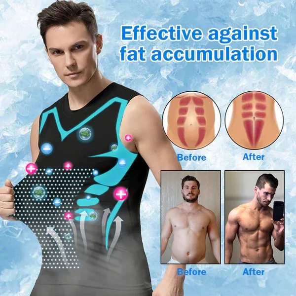 Energxcel Ionic Shaping Vest Breathable Comfortable Cycling Fast Dry Vest Shaping Fitness Top Fitness Tummy Control Shirts