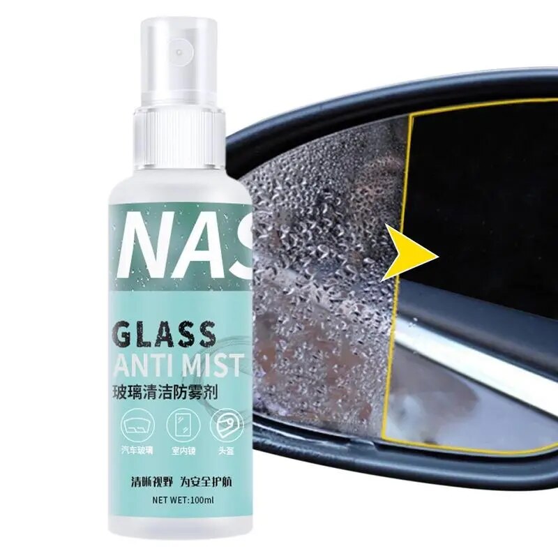 Anti-Fog Spray For Glasses Rainproof Automobile Glass Anti Fog Agent Car Accessories For Shower Doors Rearview Mirror Rv SUV And