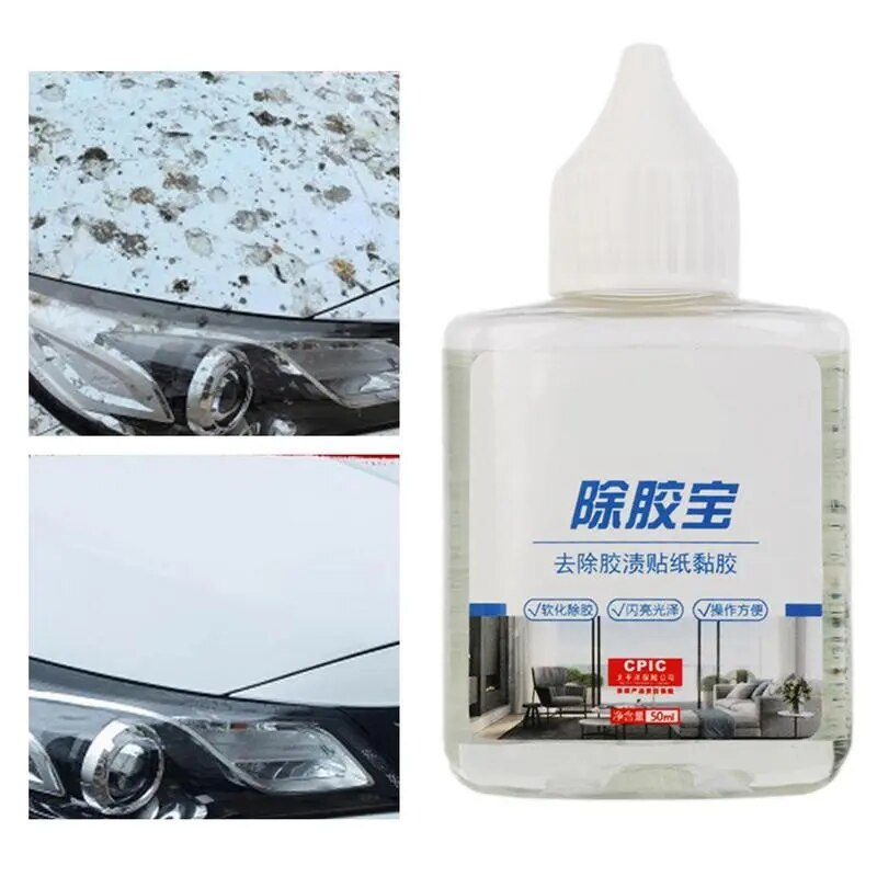Car Decal Remover Sticker Remover Spray For Glass All-Purpose Household Cleaners For Home Dining Room Hotel Glass Door For Label