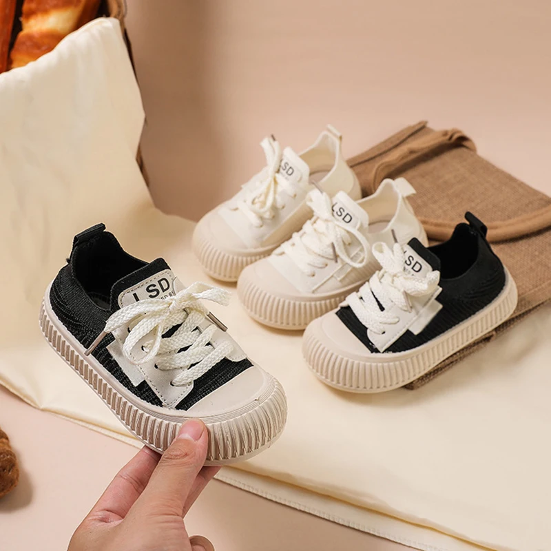 Baywell Kids Canvas Sneakers for Toddler Sport Casual Shoes Fashion Breathable Children Flats Canvas Shoes Boys Girls Loafers