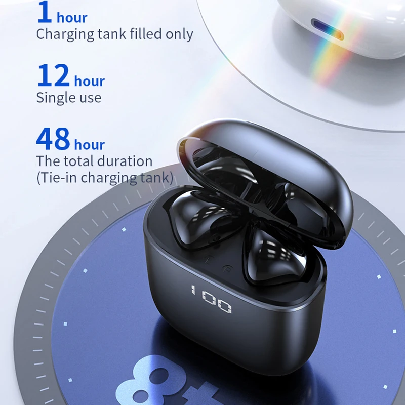 Wireless Headphones Fone Bluetooth Wireless In Ear Earphones Running Sport Headset Gaming Air Earbuds With Box New