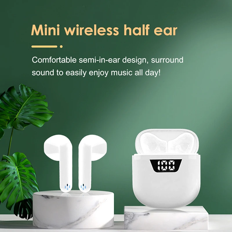 Sports Headphones Wireless TWS Fone Bluetooth 5.2 Stereo Headset In Ear Earbuds LED Display Music Earphones With Mic 2023 New