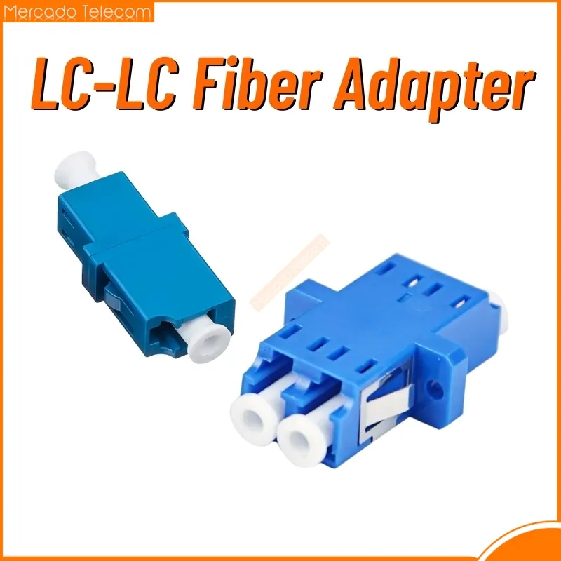 Free Shipping 50pcs/lot LC UPC Fiber Optic Adapter Simplex/Duplex Single Mode Fiber Coupler