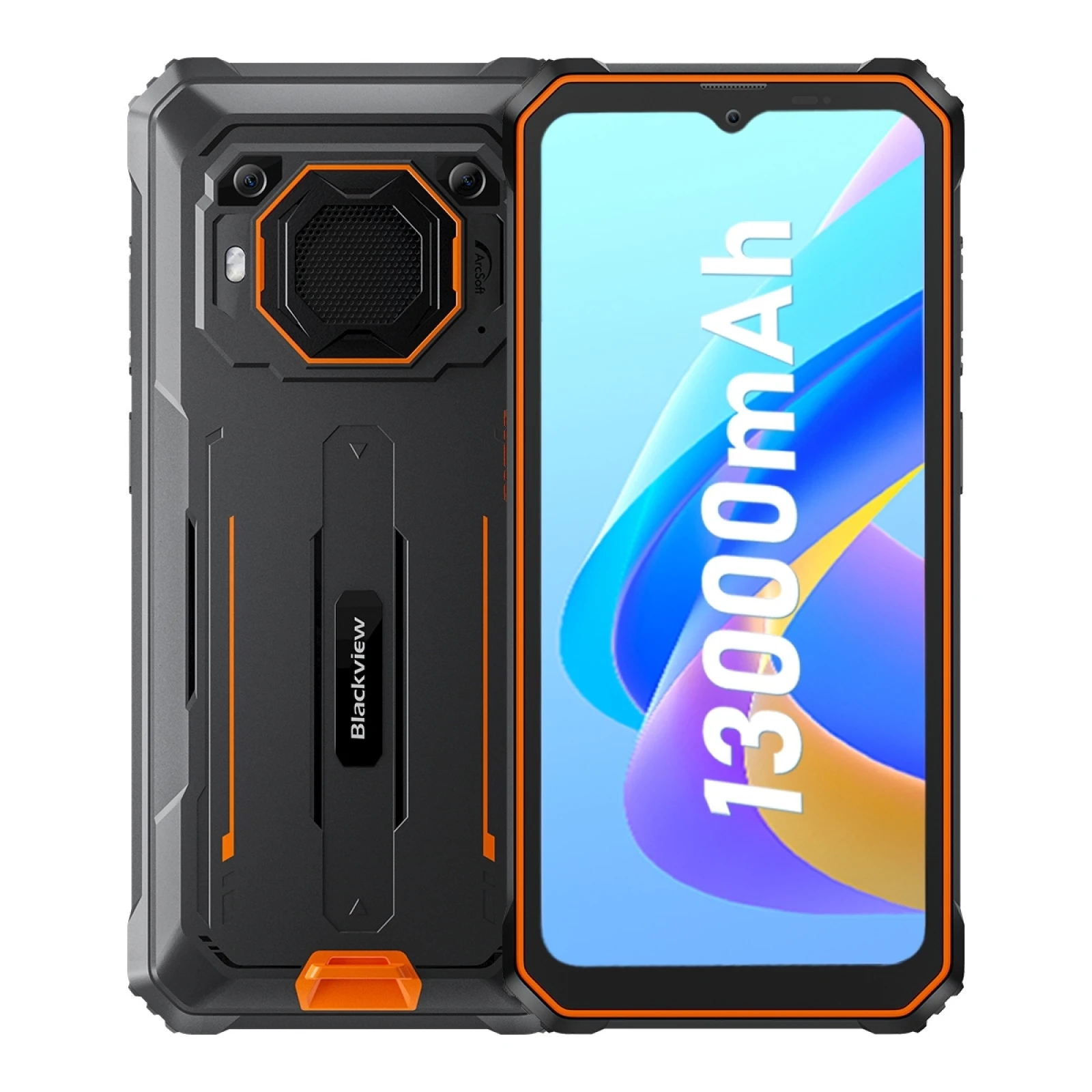 Blackview BV6200 Pro Rugged Phone 6GB 128GB Andriod 13 Helio P35 Mobile 6.56'' Cellphone 13MP Camera 13000mAh 18W Fast