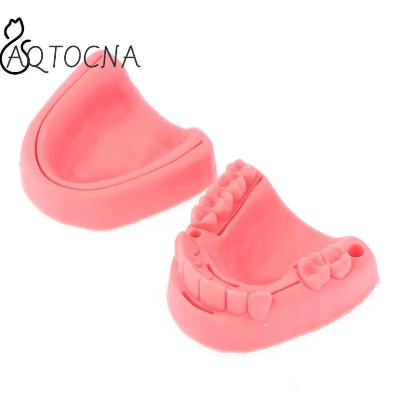 2Pcs Medical Skin Suture Surgical Training Kit Pad Dental Oral/Gum Suture Training Module Silicone Periodontitis Suture Model