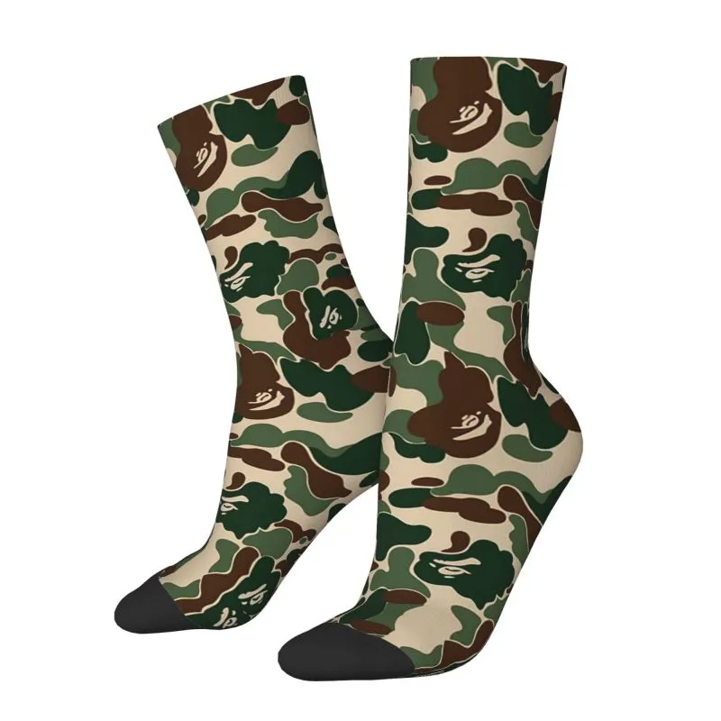 Classic Camo Camouflage Pattern Men Women Crew Socks Unisex Cool Spring Summer Autumn Winter Dress Socks