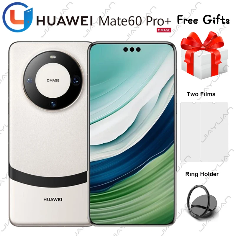 New Original Huawei Mate 60 Pro+ Mobile Phone 6.82 Inch 120Hz Kunlun Glass 2 Screen Kirin 9000S HarmonyOS 4.0 NFC Smartphone